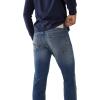 True Religion Men’s Geno Slim Fit Straight Leg Jean(Foum Baseline)