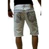 True Religion Men’s Geno Slim Straight Cut-Off in White Keys White Keys 36 12