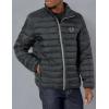 True Religion Men’s Light Puffer Jacket, Jet Black, XXXL