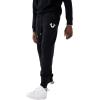 True Religion Men’s Metallic Horseshoe Jogger(Black)