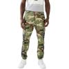 True Religion Mens Non Denim Big T Cargo Jogger(Green Camo)