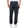 True Religion Mens Non Denim Big T Cargo Jogger(Jet Black)