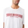 True Religion Men’s Relaxed Nu Brush Tee(Optic White)