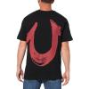 True Religion Men’s Relaxed Overt Painted Tee(Black)