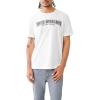 True Religion Men’s Relaxed Overt Painted Tee(Optic White)