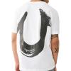 True Religion Men’s Relaxed Overt Painted Tee(Optic White)