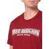 True Religion Men’s Relaxed Overt Painted Tee(Red Dahlia)
