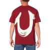 True Religion Men’s Relaxed Overt Painted Tee(Red Dahlia)
