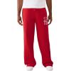True Religion Men’s Rib Stitch Dept Baggy Sweatpants – Comfortable & Warm Jogger Pants with Soft Fit(Trv Red)