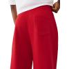 True Religion Men’s Rib Stitch Dept Baggy Sweatpants – Comfortable & Warm Jogger Pants with Soft Fit(Trv Red)