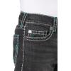 True Religion Mens Ricky Nf Super TJeans(Grove St Black Wash)