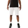 True Religion Men’s Ricky Sn Flap Short Fray Hem with Fray Hem | Premium Denim Shorts(Optic White)