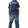 True Religion Men’s Ricky Straight Leg Jean(Foum Baseline)