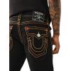 True Religion Men’s Ricky Super T Flap 1/2″(25b Black Rinse)