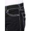 True Religion Men’s Ricky Super T Flap 1/2″(Black Rinse)