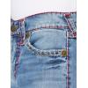 True Religion Men’s Ricky Super T Flap 1/2″(Rivati Medium Wash/Rips)