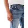 True Religion Men’s Rocco Super T 1/2″ Flap with 32″ Inseam(Calico Medium Wash)
