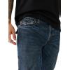 True Religion Men’s Rocco Super T Flap 1/2″ 32″ Inseam(Slate Dark)