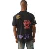 True Religion Men’s SS Embroidery Uni Logo Tee Jet – 100% Cotton Graphic T-Shirt with Crew Neck & Iconic Streetwear Style(Jet Black)