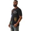 True Religion Men’s SS Embroidery Uni Logo Tee Jet – 100% Cotton Graphic T-Shirt with Crew Neck & Iconic Streetwear Style(Jet Black)