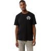 True Religion Men’s Short Sleeve Buddha Face Tee – Casual Graphic T-Shirt(Jet Black)