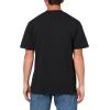 True Religion Men’s Short Sleeve Mesh Box Logo Tee – Casual Crew Neck T-Shirt(Jet Black)