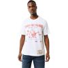 True Religion Men’s Short Sleeve SRS Graphic Tee – Casual Crew Neck T-Shirt(Optic White)