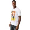 True Religion Men’s Short Sleeve True Court Tee – Casual Graphic Crew Neck T-Shirt(Optic White)