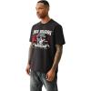 True Religion Men’s Short Sleeve True Vintage No.1 Tee – Casual Graphic Crew Neck T-Shirt(Jet Black)