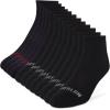 True Religion Mens Socks 6 & 12 Pairs No Show Socks for Men Premium Athletic Shoe Size 8-12(12 Pairs: Black)