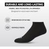 True Religion Mens Socks 6 & 12 Pairs No Show Socks for Men Premium Athletic Shoe Size 8-12(12 Pairs: Black/White)