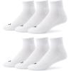 True Religion Mens Socks Ankle Socks for Men 6 & 12 Pairs Quarter Premium Athletic Shoe Size 8-12(6 Pairs: White)
