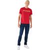 True Religion Men’s Ss Gold Arch Tee(Jested Red)