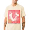 True Religion Men’s Ss Sashiko Tee(Bleached)