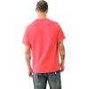 True Religion Men’s Ss Sashiko Tee(Washed Red)