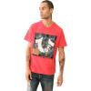 True Religion Men’s Ss Sashiko Tee(Washed Red)