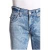 True Religion Men’s Straight Flap Cut-Off Shorts-Indigo Groove-33