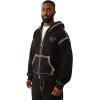 True Religion Men’s Super QT Cinched Zip Up Hoodie | Premium Active Top with Logo Detailing and Full Zip