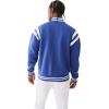 True Religion Men’s True Uni. Varsity Jacket – Mazarine Blue | Classic Baseball Jacket(Mazarine Blue)
