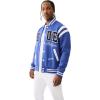 True Religion Men’s True Uni. Varsity Jacket – Mazarine Blue | Classic Baseball Jacket(Mazarine Blue)