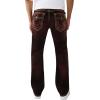 True Religion Mens Velvet Ricky Super T Flap 34in(Velvet Brown Wash)