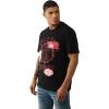 True Religion SS World Tour Champs Tee – Men’s Graphic T-Shirt in 100% Cotton, Crew Neck Short Sleeve Shirt(Jet Black)