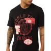 True Religion SS World Tour Champs Tee – Men’s Graphic T-Shirt in 100% Cotton, Crew Neck Short Sleeve Shirt(Jet Black)