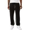 True Religion Super QT Men’s Jogger | Relaxed Fit Sweatpants with Fleece Lining, Super T Stitching
