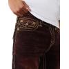 True Religion Velvet Ricky Super T Flap Pant 34” – Men’s Pants with Velvet Finish & Iconic Horseshoe Stitching