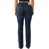True Religion Women’s Becca Mid Rise Bootcut Crystal Flap – Single Needle Stitching Peak Spot Jeans Pant(Indigo Upgrade)