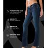 True Religion Women’s Becca Mid Rise Bootcut Jeans – Premium Stretch Denim, Flattering Ladies Jeans(Indigo Upgrade)