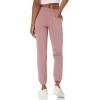 True Religion Women’s Big T Midrise Knit Jogger(Wistful Mauve)