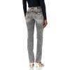 True Religion Women’s Bille Mid Rise Straight Super T Flap Jean(Graphite)