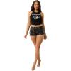 True Religion Womens Buddha Goddess Tank​(Jet Black)